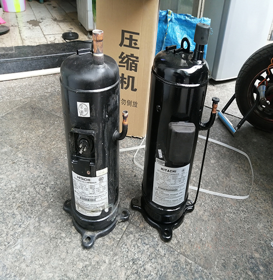 五河中央空调压缩机的更换维修